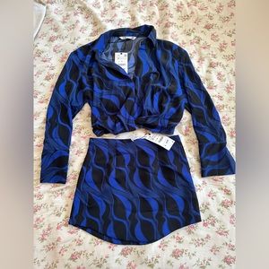 Brand new with tags! Zara shirt and skirt set